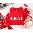 thumbnail image 2 of Chillin with my Christmas Spirits Sweatshirt, Funny Christmas Ghosts Sweatshirt, Funny Tee, Christmas Vibes Sweatshirt, 2 of 6