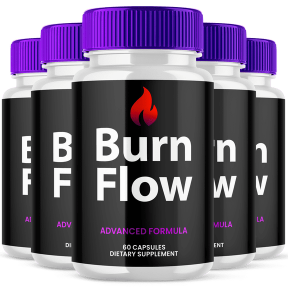 Burn Flow Advanced Formula Pills Supporting Energy and Fitness 300 Capsules
