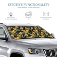thumbnail image 2 of Bingfone Sunflowers And Bird Car Windshield Sunshade,Sun Foldable Sun Shield Sun Visor for Car - Small, 2 of 8
