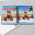 thumbnail image 4 of Merry Christmas Woofmas Xmas Noel Basenji Elf Candy Cane Snow Spiral Bound Journal African Barkless Dog Lover 5x7in Spiral Notebook - 13017, 4 of 5