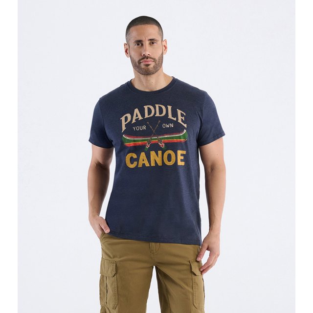 Little Blue House Men's Graphic Tee, Paddle Your Own Canoe