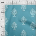 thumbnail image 2 of oneOone Silk Tabby Sky Blue Fabric Block Dress Material Fabric Print Fabric By The Yard 42 Inch Wide-A8, 2 of 6