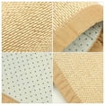 thumbnail image 3 of HOOWIFFY Tapis tatami Pliable Kaki Coton Lin pour Maison 1ensemble, 3 of 6