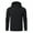 Black, variant on QPNGRP Men's Casual Pullover Lightweight Hoodie Long Sleeve Solid Waffle knitted Hooded Plus Size Army XL