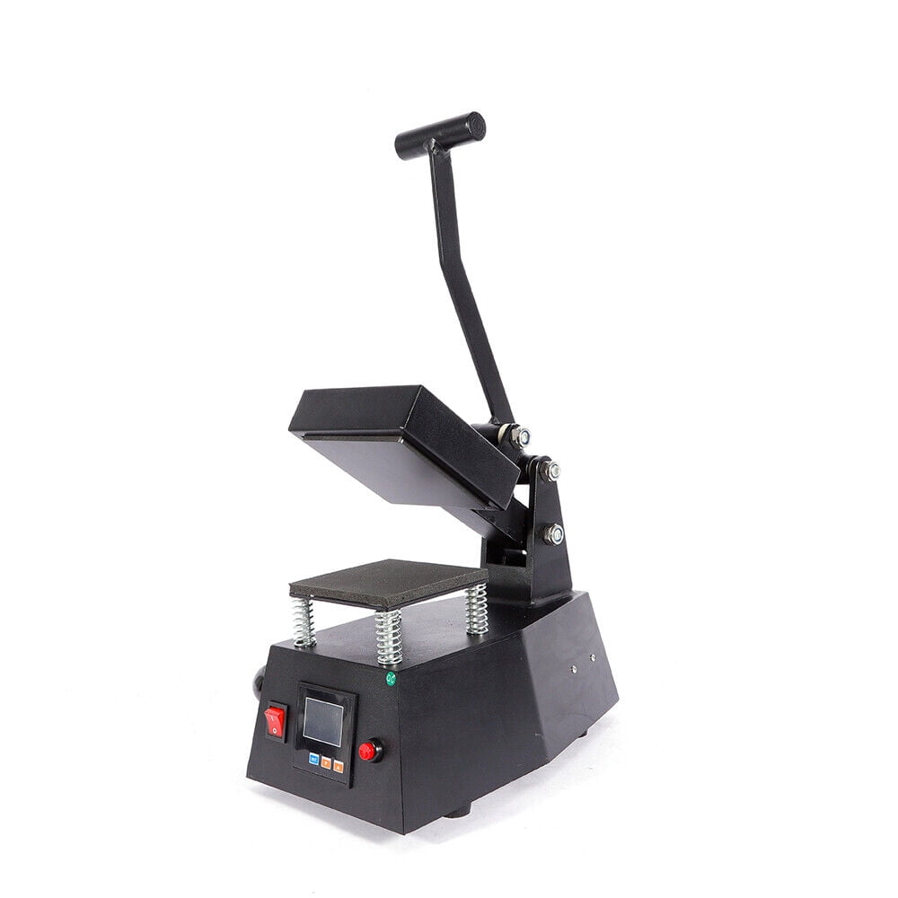 Anqidi 4.7"x4.7" Heat Press Machine 600W Digital Clothing Logo Printing Label T-shirt Clamshell Sublimation Transfer 0-250℃