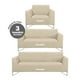 thumbnail image 5 of Protector de Sala 3 Pzas Elástico Antideslizante, Real Textil (Beige, CH/M/G), 5 of 9