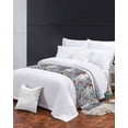 thumbnail image 3 of Owl Christmas Bed Runner for Cal. King Size Bed, Xmas Berry Botanical Snowflake Bedspread Protector Slipcover Bed Scarf for Foot Bed Runners & Scarves for Bedroom Hotel Wedding Room 94x20 Inches, 3 of 6