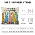 thumbnail image 5 of PHYHOO Easter Pillow Covers Decor Hello My Peeps Pillow Covers Easter Decorative Outdoor Throw Pillow Covers Cushion Case, 5 of 5