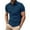 Blue T-Shirts for Men, variant on Mens Golf Shirts Casual Short Sleeve Button Collared T-Shirts Pullover Boys Solid Cotton-Blend Breathable Office Work Tees Tops