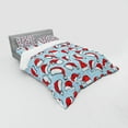 thumbnail image 3 of Ambesonne Retro Bedding Set 3 Pcs, Pop Art Style Poster, Twin XL, Red Blue, 3 of 3