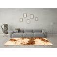 thumbnail image 3 of Ahgly Company Indoor Rectangle Abstract Orange Modern Area Rugs, 6' x 9', 3 of 4