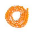 20Strand Opaque Solid Color Electroplate Glass Beads Strands Faceted ...