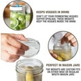 thumbnail image 3 of Masontops Pickle Pebble Glass Infinity Weights for Fermenting - Pickling Weight Set - Wide Mouth Mason Jar Fermentation, 3 of 6