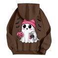 thumbnail image 5 of WEAIXIMIUNG Sweat à Capuche Graphique pour Femmes Imprimé Lettres, 5 of 5