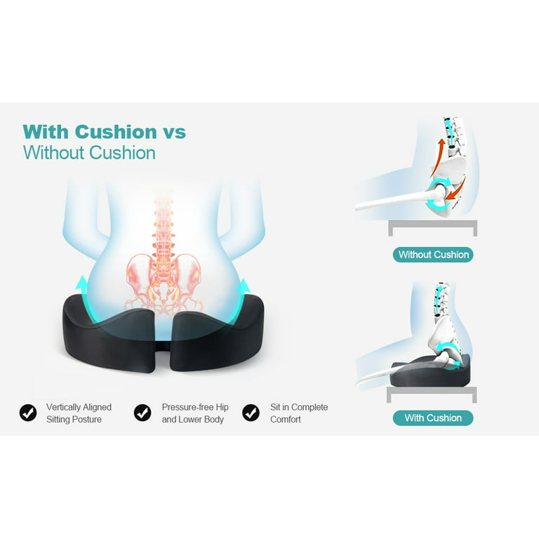 Coccyx Foam Car & Seat Cushion – ACE Medical Inc
