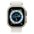 thumbnail image 3 of Restored Apple Watch Ultra (GPS + Cellular) 49mm Titanium Case with White Ocean Band (Refurbished), 3 of 3
