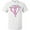 AA-White, variant on Inktastic Breast Cancer Awareness with Pink Ribbon Heart T-Shirt