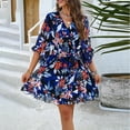 thumbnail image 1 of Robe d'Été pour Femmes 2024 Mode Grande Taille Imprimée 50 % de Réduction!, 1 of 9