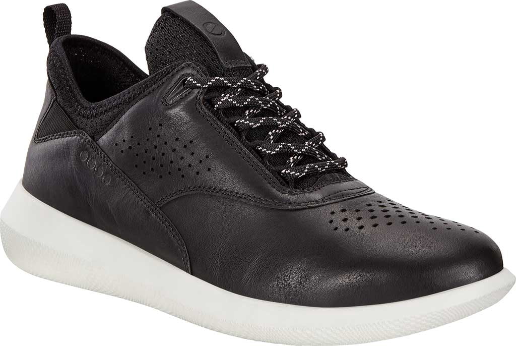 Women's ECCO Scinapse Tie Sneaker Black Yak Leather 39 M - Walmart.com -  Walmart.com