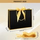 thumbnail image 2 of Bolsas de Regalo VZZNN 24 Piezas Medianas y Grandes 32x25x11 cm Negro-Dorado, 2 of 7