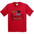 thumbnail image 3 of Inktastic My Daddy Did It and He Did It for Me with Graduation Cap Youth T-Shirt, 3 of 5