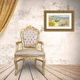 thumbnail image 3 of Stevens, Allayn 18x12 Gold Ornate Wood Framed with Double Matting Museum Art Print Titled - Desert Garden, 3 of 4