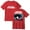 Red, variant on Lil Tecca Dopamine The Experience Tour Cotton T-shirt Unisex Short Sleeve Crewneck Casual Streetwear Tee