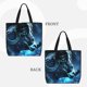 thumbnail image 2 of Easygdp Celestial Ram Night Sky Bolsa Tote para Mujer, Bolso de Hombro para Trabajo, Playa, Viajes, Compras y Supermercado, 2 of 7