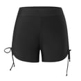 thumbnail image 6 of Women Plus Size High Waist Bikini Bottoms Swim Briefs Beach Shorts Ruched Bottom High Cut Swim Bottom Full Coverage Swimsuit Bottom Sports Yoga Shorts Swimbottom, 6 of 7