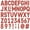 Red, variant on Neasyth 24 Sheets Large Letter Stickers 4 Inch Glitter Alphabet Number Stickers for Poster Board Bulletin Board Mailbox