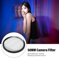 thumbnail image 3 of Filtro de desenfocque de Primer Plano, Textura Sin Deslizamiento de 58 mm Filtro de Lente de Cámara A Prueba de Agua Brillante Para Fotografía de RetRATOS, 3 of 7