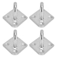 thumbnail image 2 of 4-Pack 304 Stainless Steel Eye Plates, Ceiling/Wall Mount Hooks for Swings, Hammocks, and Decorations, 2 of 8