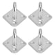 thumbnail image 3 of Ganchos para hamaca de techo y pared, 4 piezas, ganchos de montaje en pared de acero inoxidable 304, herramientas de gancho, confiabilidad excepcional, 3 of 9