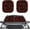 Red Rose, variant on CYU SHOP Foldable Automotive Window Shade, Siliver Tape TAB Red Rose, 12.99 x 11.02 x 0.79", 2 Count