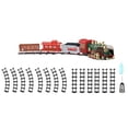 thumbnail image 2 of Juego de tren eléctrico, locomotora, motor, vías, tren, juguetes, tren de juguete navideño para niños de 3, 4, 5 y 6 años, regalos de Navidad Estilo B, 2 of 8