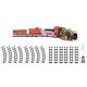 thumbnail image 2 of Juego de tren eléctrico, locomotora, motor, vías, tren, juguetes, tren de juguete navideño para niños de 3, 4, 5 y 6 años, regalos de Navidad Estilo B, 2 of 8