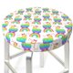 thumbnail image 3 of Disketp Rainbow Llama Funda Redonda para Taburete, Funda de Cojín para Silla de Bar Suave y Elástica-14 inch, 3 of 7