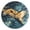 Black/Black(Hour Hand), variant on BZSMCE Decorative Wall Clock Size:25cm Cosmic Floating Cat Pattern