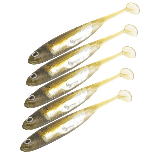 PVC Fishing Lures, Store Natural-looking Fishing Lures For Bass For Trout  For Perch For Pike 