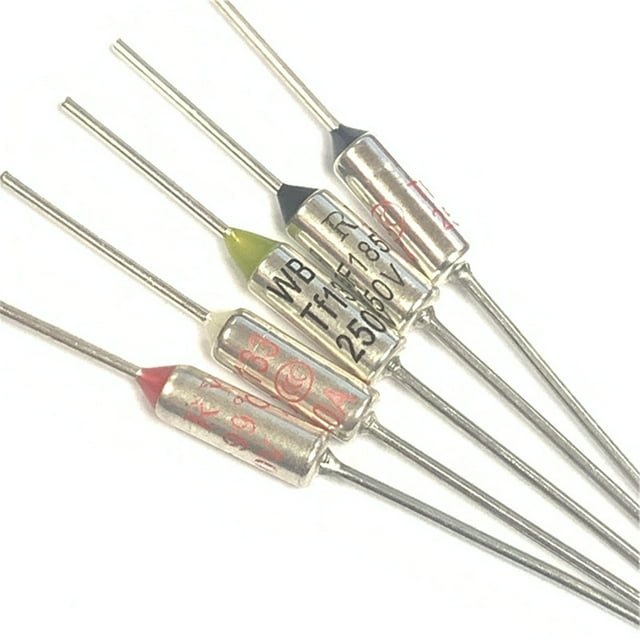 Pack of 100 Thermal Fuse Handy Installation Craftsmanship Temperature Fuses Compact Size Controller Thermostat Switch Metal Fuze 113°