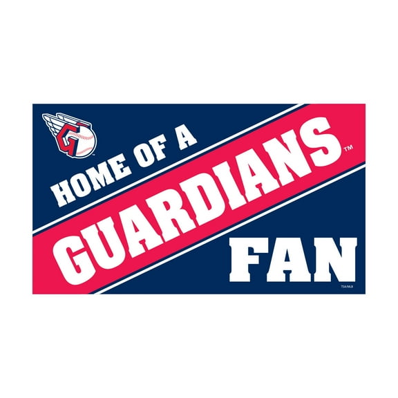 Cleveland Guardians 28" x 16" Home of a Fan Indoor/Outdoor Trapper Mat