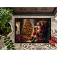 thumbnail image 3 of Golden Retriever and Santa Claus Doormat 36 in x 24 in, 3 of 5