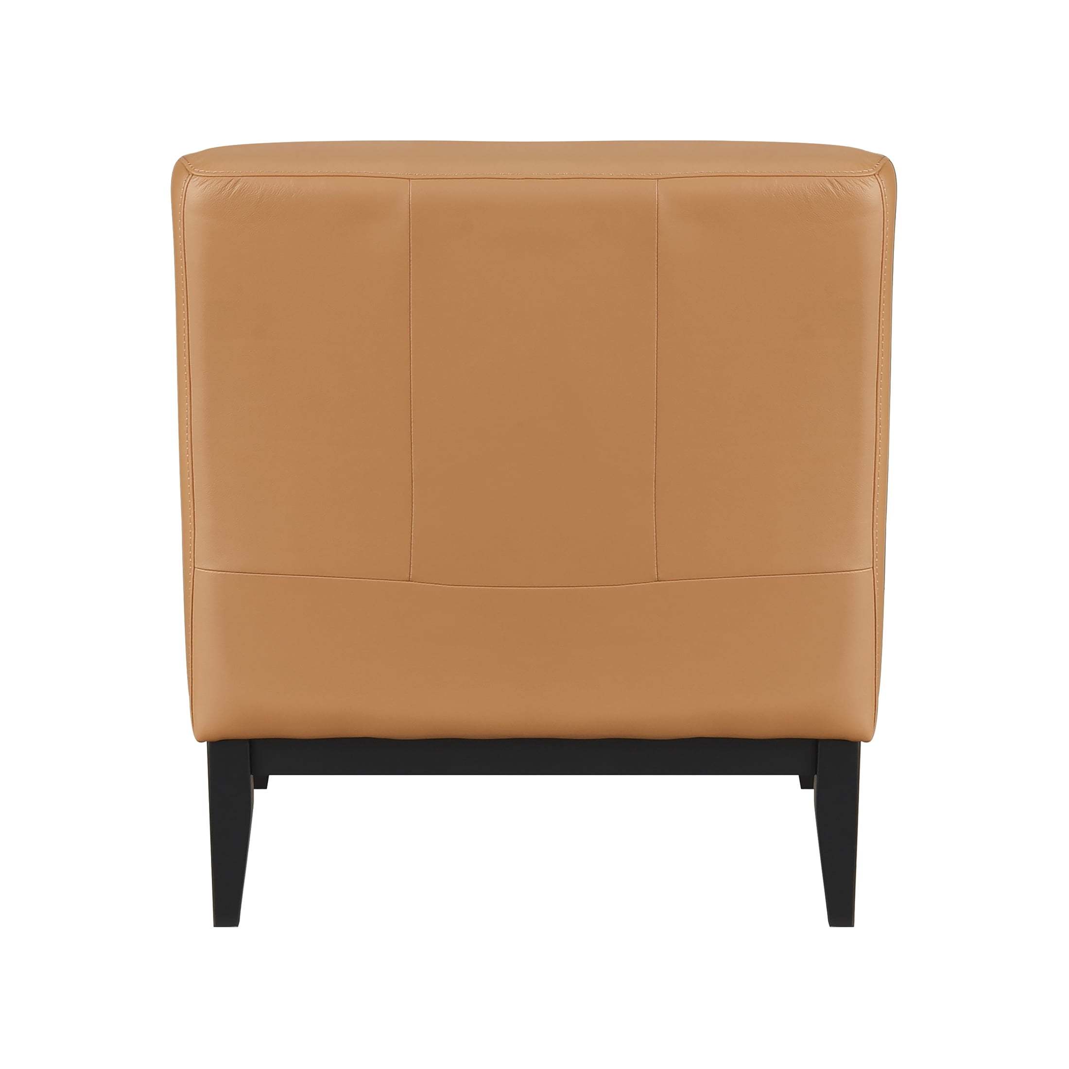 OakvillePark Mossmere Leather Accent Chair, Orange