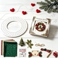 thumbnail image 3 of 3D Fabric Poke Wreath DIY Kit, Christmas Wreath DIY Kits for Adults 3D Fabric Poke Art Craft Kit, Beginner-Friendly Holiday Wreath Making Kit, Door & Wall Decor, Christmas Decorations, 3 of 6