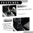 thumbnail image 3 of Unique Bargains 6 Speed Gear Shift Knob with Cover - Stick Shifter Knob - for VW Touran 03-10 Plastic Black 1 Pc, 3 of 6