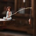 thumbnail image 3 of jifeng Ceramic Porcelain Jiang ing Figurines Cute Small Statue Figurine Tea Sand, 3 of 9