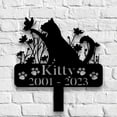 thumbnail image 5 of Craftnamesign Custom Cat Memorial Stake, Cat Memorial Plaque with Stake, Cat Grave Marker, 5 of 5