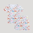 thumbnail image 2 of Ensemble Deux Pièces de Vêtements d'Intérieur pour Enfants à Manches Courtes Imprimés, 2 of 6