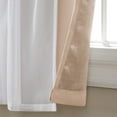 thumbnail image 4 of TOWN & COUNTRY LUXE Talia Double Layer Indoor Curtains, Sheer and Room Darkening Blackout, Grommet Top, Energy Efficient, 2-Pack Set, 52"x120", Rose Blush, 4 of 11