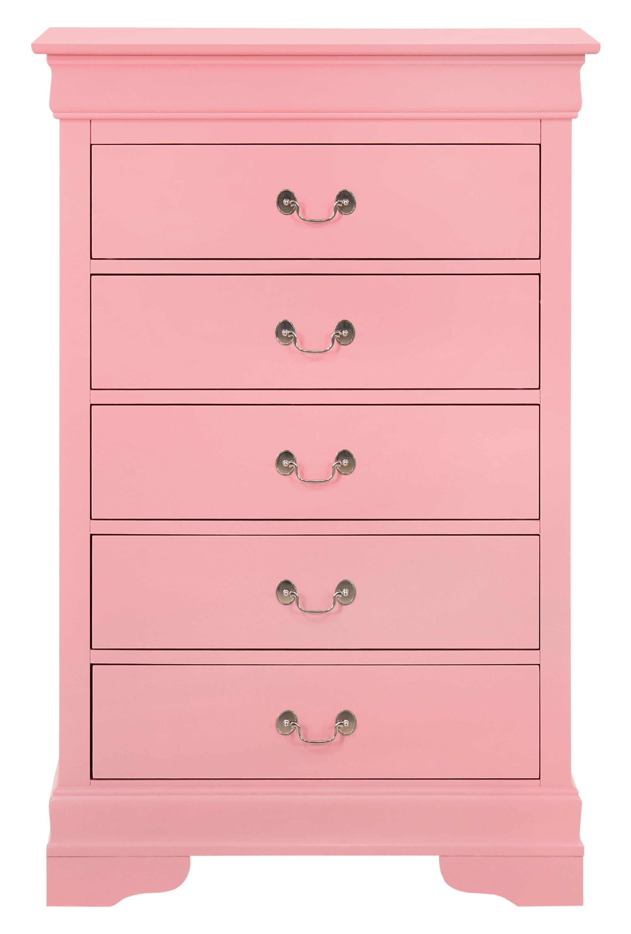 Glory Furniture Paige Accent Chair in Pink Color
